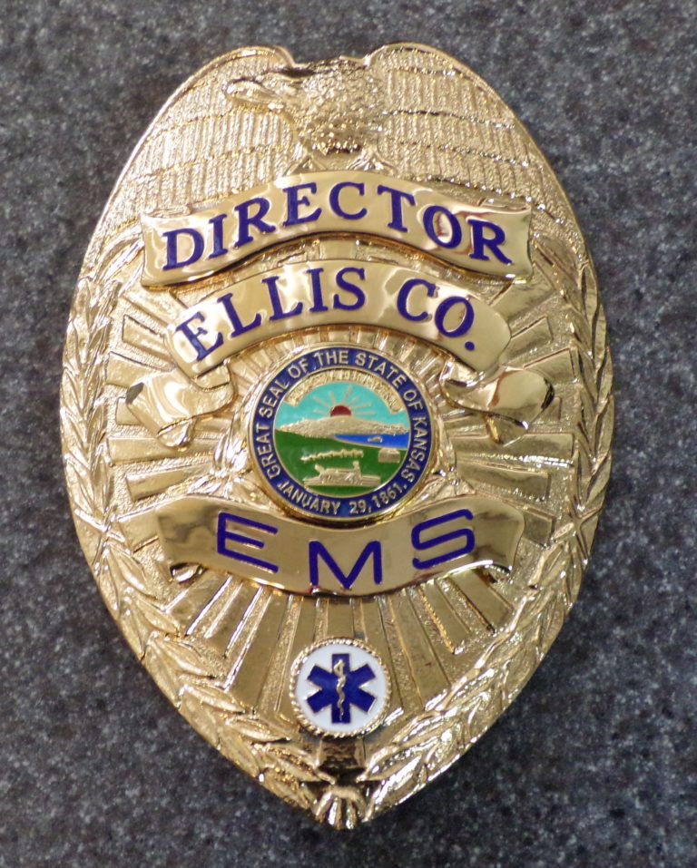 ELLIS COUNTY EMS ER Badge