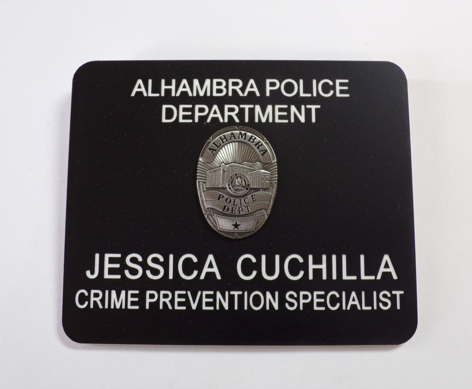 ALHAMBRA POLICE DEPARTMENT PID20 ER Badge