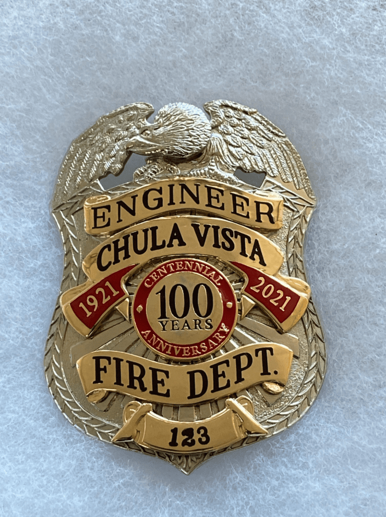 CHULA VISTA FIRE DEPARTMENT ER Badge