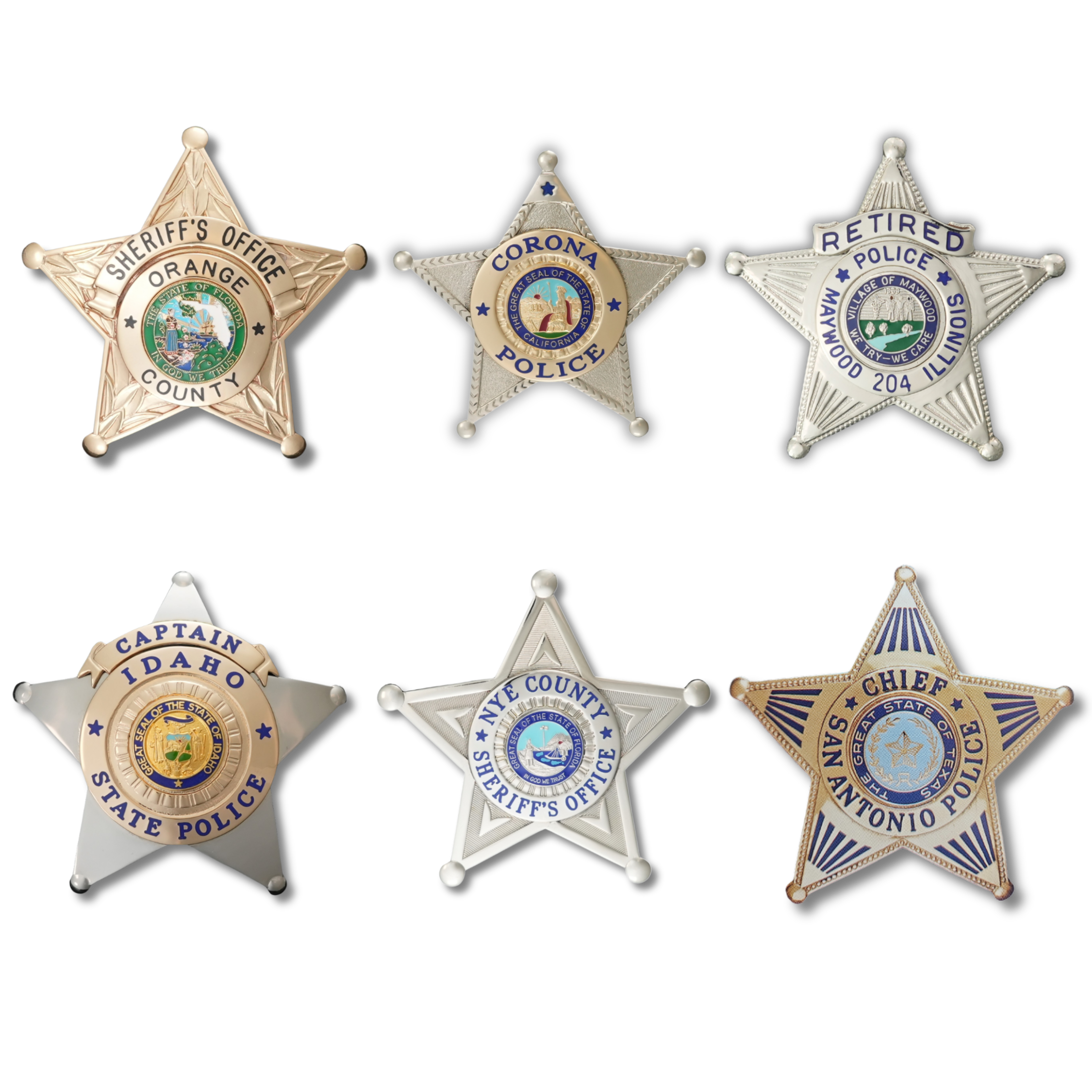 5 Point Star Badge